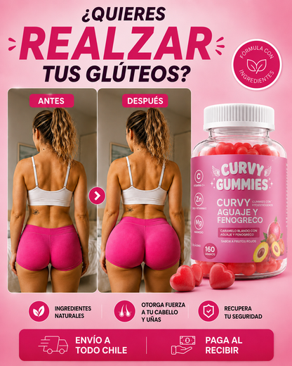 2x1 CURVY GUMMIES™🍑 | + Curvas, + Miradas, + Seguridad