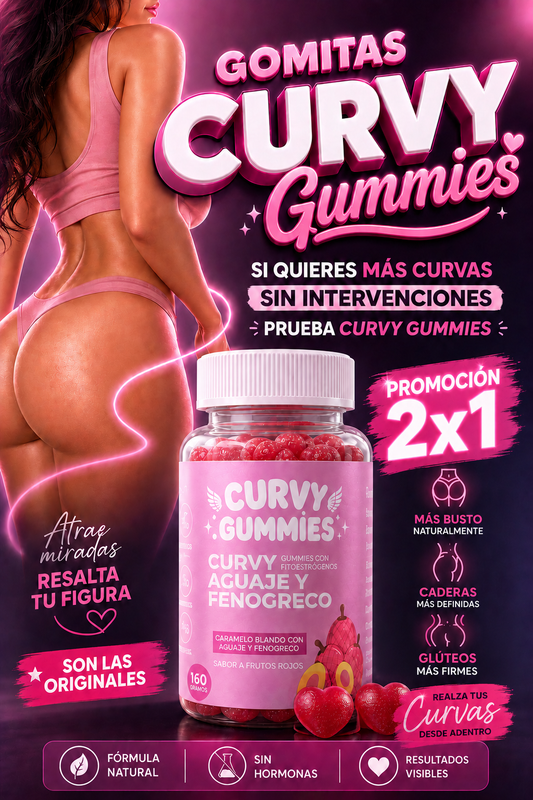 2x1 CURVY GUMMIES™🍑 | + Curvas, + Miradas, + Seguridad